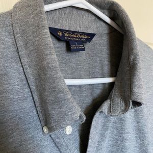 Brooks Brothers 1/4 button down long sleeve polo